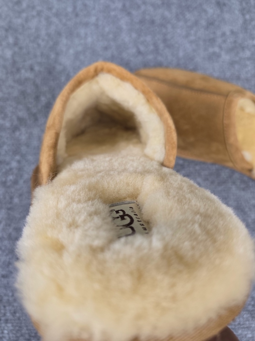 UGG Men's Scuff Suede Slippers Chestnut - NWOT Size 9 - Picture 5 of 10